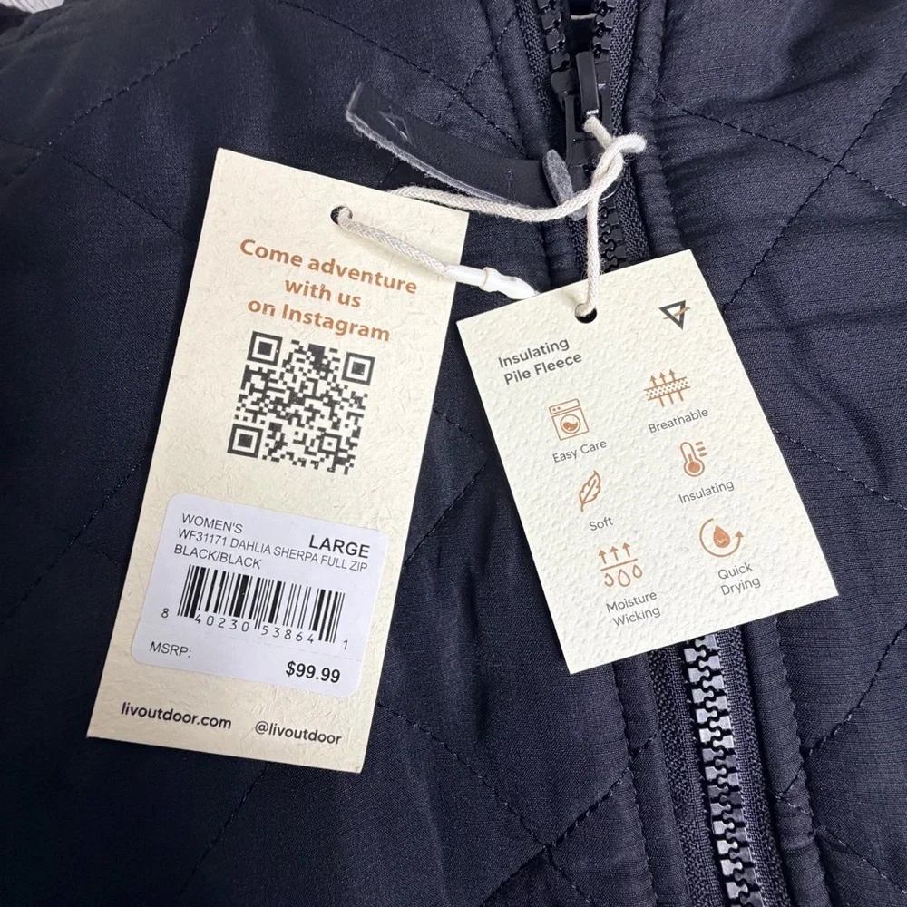 Women's Black Quilted Utility Jacket